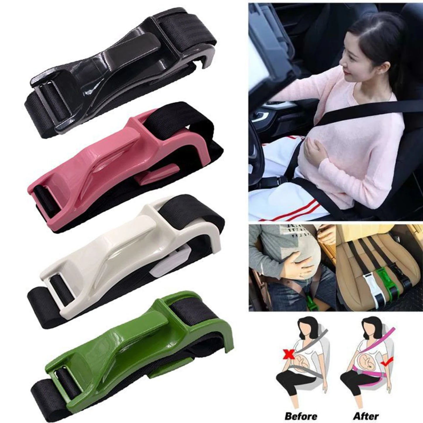 Comfortable And Safe Car Seat Belts For The Pregnant