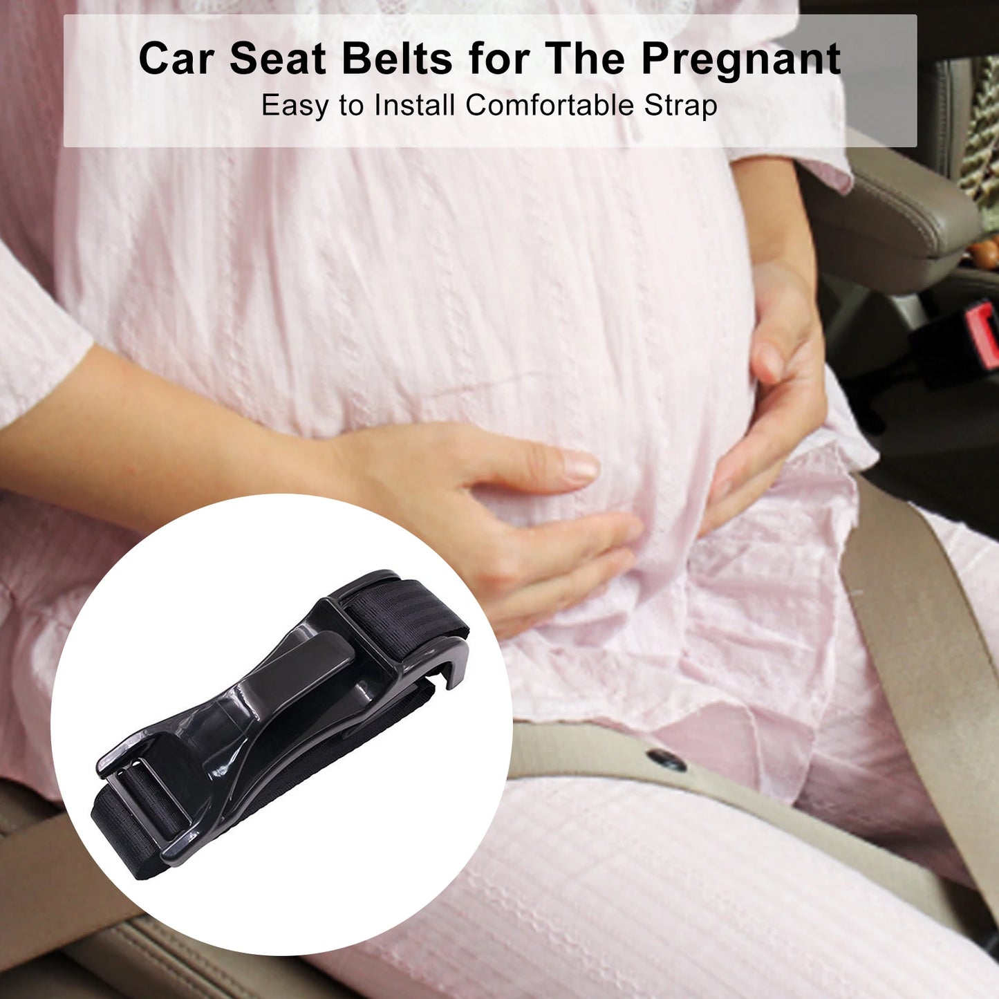 Comfortable And Safe Car Seat Belts For The Pregnant